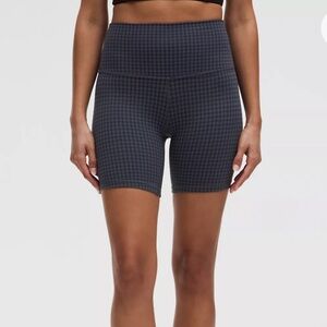 NWT Micro Houndstooth Lululemon Align High-Rise Shorts